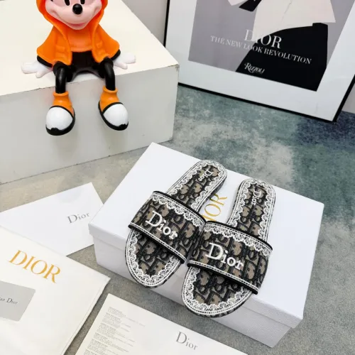 Replica Christian Dior Slippers For Women #1461704 $80.00 USD for Wholesale