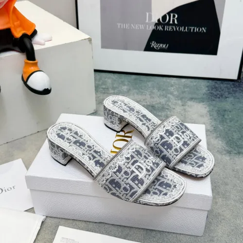 Replica Christian Dior Slippers For Women #1461722 $85.00 USD for Wholesale