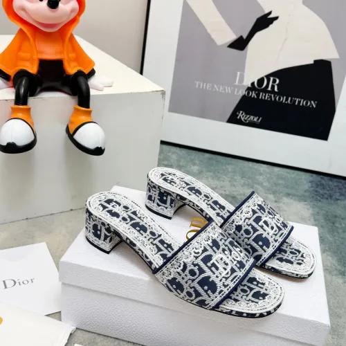 Replica Christian Dior Slippers For Women #1461723 $85.00 USD for Wholesale