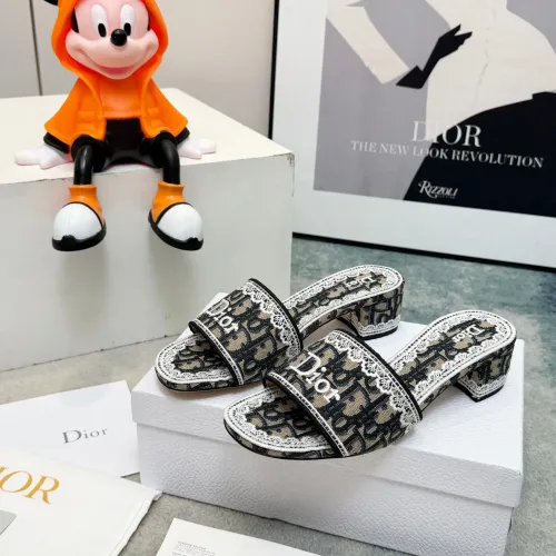 Wholesale Christian Dior Slippers For Women #1461724 $85.00 USD, Wholesale Quality Replica Christian Dior Slippers