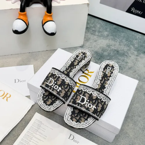 Replica Christian Dior Slippers For Women #1461724 $85.00 USD for Wholesale
