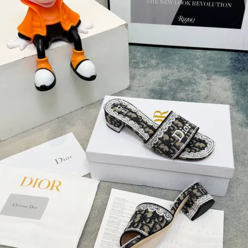 Replica Christian Dior Slippers For Women #1461724 $85.00 USD for Wholesale