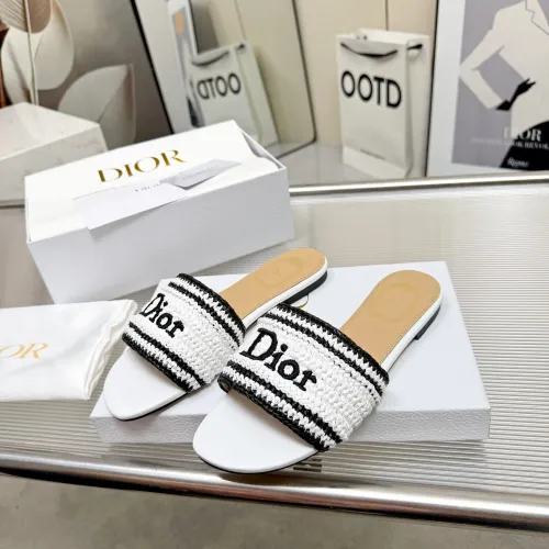 Wholesale Christian Dior Slippers For Women #1461730 $92.00 USD, Wholesale Quality Replica Christian Dior Slippers