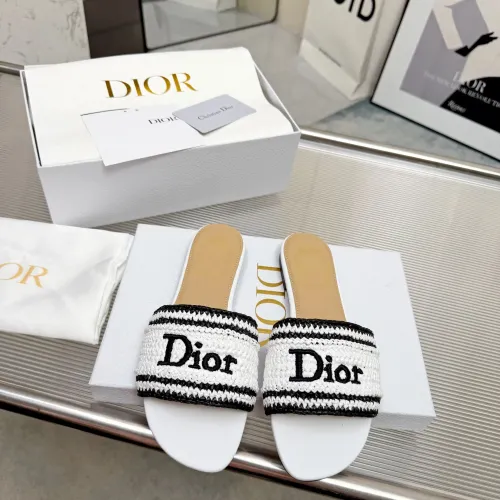 Replica Christian Dior Slippers For Women #1461730 $92.00 USD for Wholesale