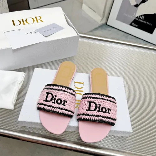 Replica Christian Dior Slippers For Women #1461731 $92.00 USD for Wholesale