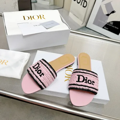 Replica Christian Dior Slippers For Women #1461731 $92.00 USD for Wholesale