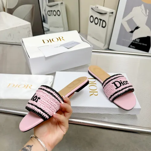 Replica Christian Dior Slippers For Women #1461731 $92.00 USD for Wholesale