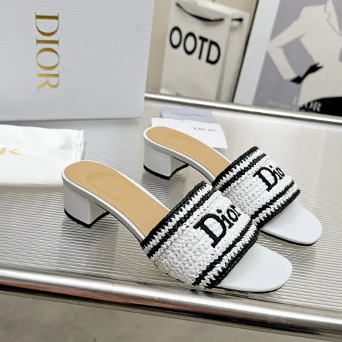 Wholesale Christian Dior Slippers For Women #1461734 $92.00 USD, Wholesale Quality Replica Christian Dior Slippers