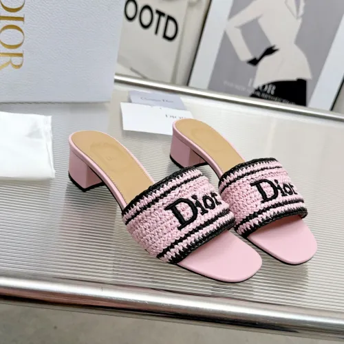 Wholesale Christian Dior Slippers For Women #1461735 $92.00 USD, Wholesale Quality Replica Christian Dior Slippers