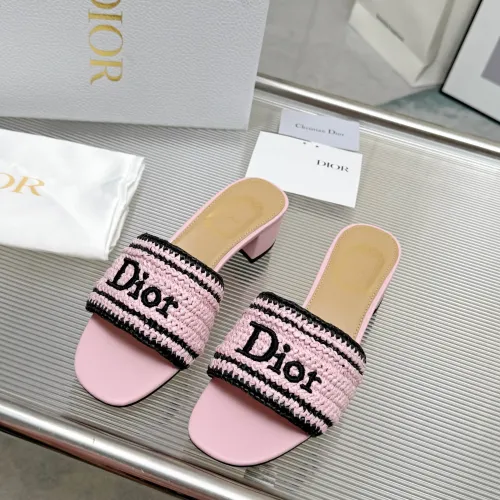 Replica Christian Dior Slippers For Women #1461735 $92.00 USD for Wholesale