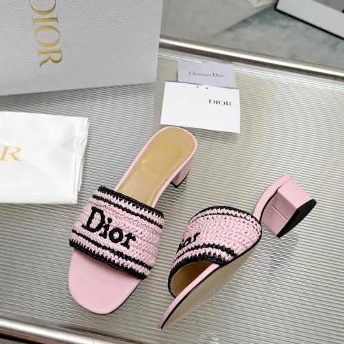 Replica Christian Dior Slippers For Women #1461735 $92.00 USD for Wholesale