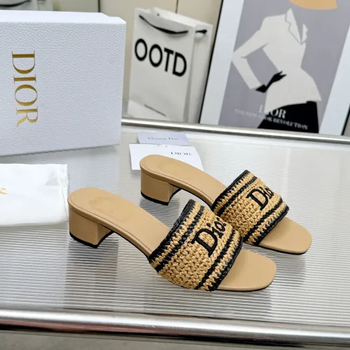 Wholesale Christian Dior Slippers For Women #1461736 $92.00 USD, Wholesale Quality Replica Christian Dior Slippers