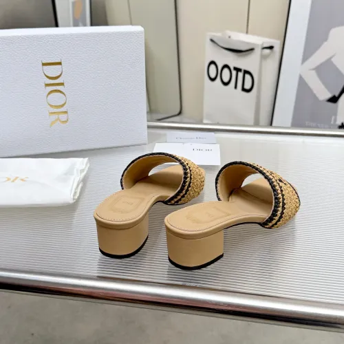 Replica Christian Dior Slippers For Women #1461736 $92.00 USD for Wholesale