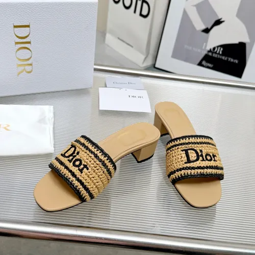 Replica Christian Dior Slippers For Women #1461736 $92.00 USD for Wholesale