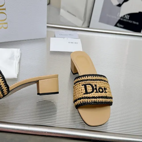Replica Christian Dior Slippers For Women #1461736 $92.00 USD for Wholesale