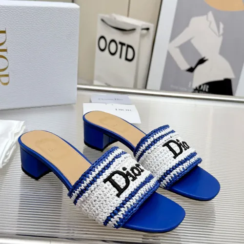 Wholesale Christian Dior Slippers For Women #1461737 $92.00 USD, Wholesale Quality Replica Christian Dior Slippers