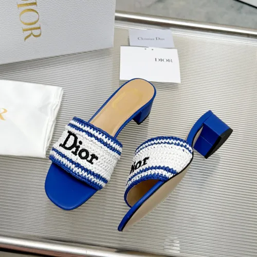 Replica Christian Dior Slippers For Women #1461737 $92.00 USD for Wholesale
