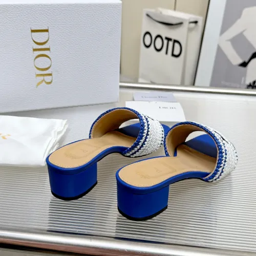 Replica Christian Dior Slippers For Women #1461737 $92.00 USD for Wholesale