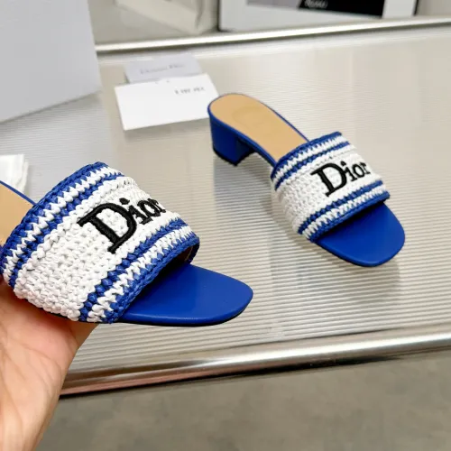 Replica Christian Dior Slippers For Women #1461737 $92.00 USD for Wholesale