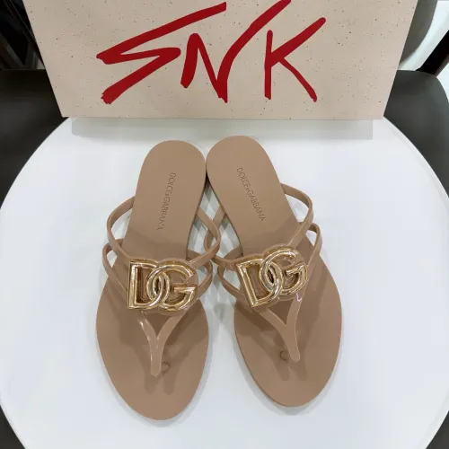 Wholesale Dolce &amp; Gabbana D&amp;G Slippers For Women #1461739 $56.00 USD, Wholesale Quality Replica Dolce &amp; Gabbana D&amp;G Slippers