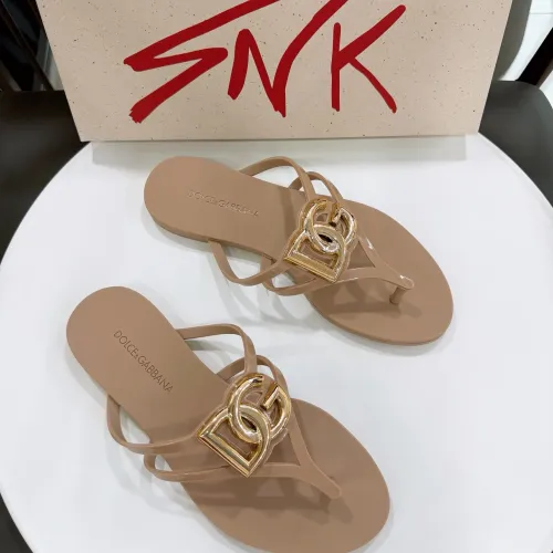 Replica Dolce & Gabbana D&G Slippers For Women #1461739 $56.00 USD for Wholesale