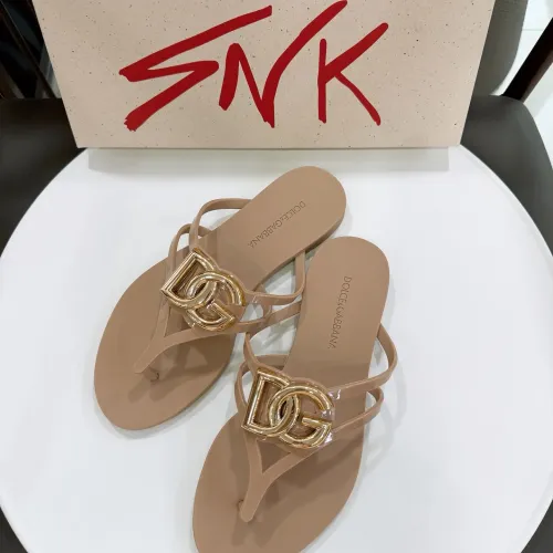 Replica Dolce & Gabbana D&G Slippers For Women #1461739 $56.00 USD for Wholesale