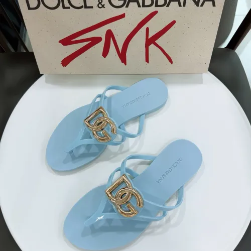 Replica Dolce & Gabbana D&G Slippers For Women #1461741 $56.00 USD for Wholesale