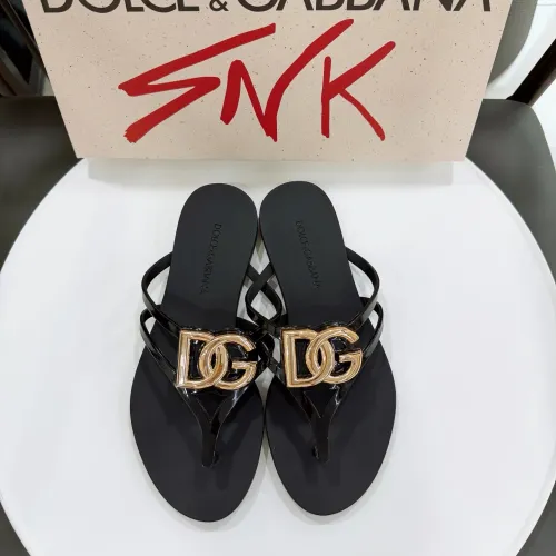 Wholesale Dolce &amp; Gabbana D&amp;G Slippers For Women #1461742 $56.00 USD, Wholesale Quality Replica Dolce &amp; Gabbana D&amp;G Slippers
