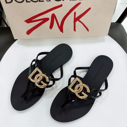 Replica Dolce & Gabbana D&G Slippers For Women #1461742 $56.00 USD for Wholesale