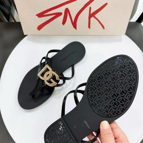 Replica Dolce & Gabbana D&G Slippers For Women #1461742 $56.00 USD for Wholesale