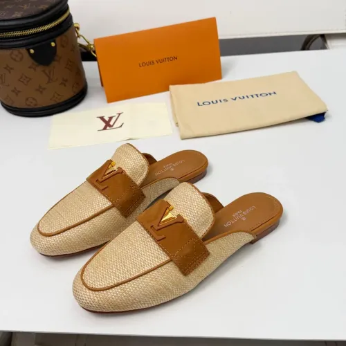 Wholesale Louis Vuitton Slippers For Women #1461748 $98.00 USD, Wholesale Quality Replica Louis Vuitton Slippers