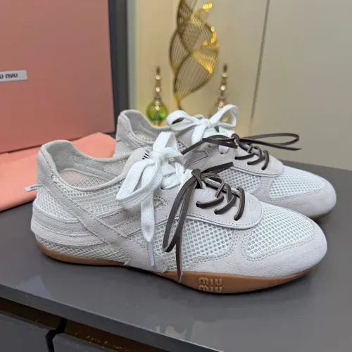 Wholesale MIU MIU Casual Shoes For Women #1461783 $85.00 USD, Wholesale Quality Replica MIU MIU Casual Shoes