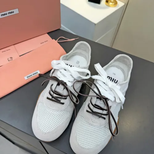 Replica MIU MIU Casual Shoes For Women #1461783 $85.00 USD for Wholesale