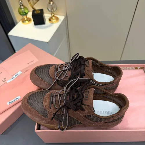 Replica MIU MIU Casual Shoes For Women #1461785 $85.00 USD for Wholesale
