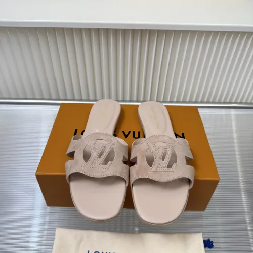 Wholesale Louis Vuitton Slippers For Women #1461799 $82.00 USD, Wholesale Quality Replica Louis Vuitton Slippers