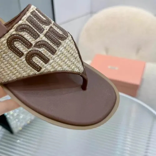 Replica MIU MIU Slippers For Women #1461847 $85.00 USD for Wholesale