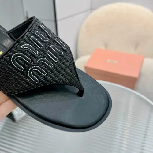 Replica MIU MIU Slippers For Women #1461848 $85.00 USD for Wholesale