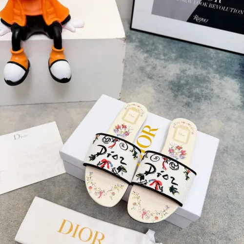 Replica Christian Dior Slippers For Women #1461852 $76.00 USD for Wholesale