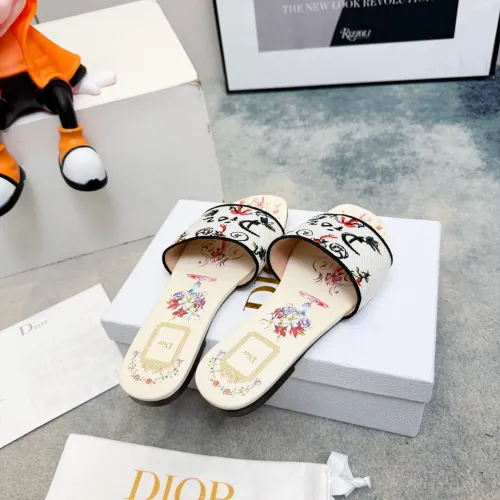 Replica Christian Dior Slippers For Women #1461852 $76.00 USD for Wholesale