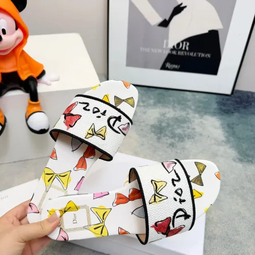 Replica Christian Dior Slippers For Women #1461853 $76.00 USD for Wholesale