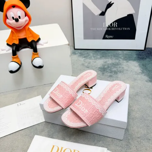 Wholesale Christian Dior Slippers For Women #1461855 $85.00 USD, Wholesale Quality Replica Christian Dior Slippers