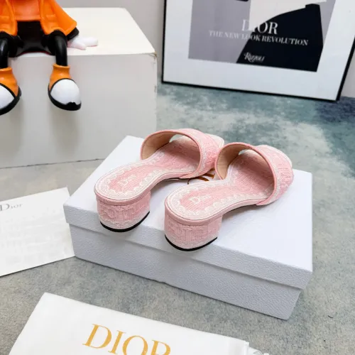 Replica Christian Dior Slippers For Women #1461855 $85.00 USD for Wholesale