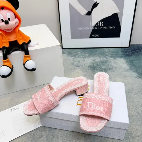 Replica Christian Dior Slippers For Women #1461855 $85.00 USD for Wholesale