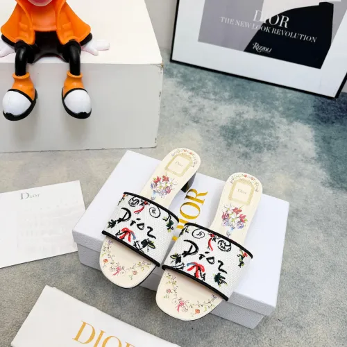 Replica Christian Dior Slippers For Women #1461856 $82.00 USD for Wholesale