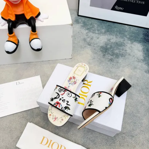 Replica Christian Dior Slippers For Women #1461856 $82.00 USD for Wholesale