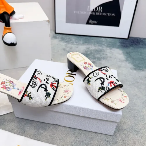 Replica Christian Dior Slippers For Women #1461856 $82.00 USD for Wholesale