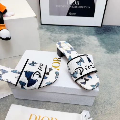 Replica Christian Dior Slippers For Women #1461858 $82.00 USD for Wholesale
