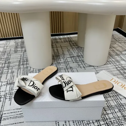 Replica Christian Dior Slippers For Women #1461862 $82.00 USD for Wholesale