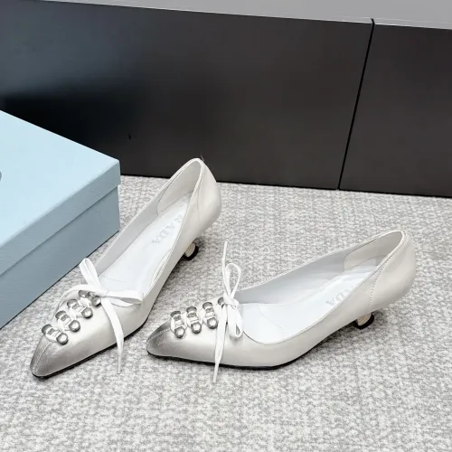 Wholesale Prada High-heeled Shoes For Women #1461906 $108.00 USD, Wholesale Quality Replica Prada High-heeled Shoes