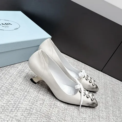 Replica Prada High-heeled Shoes For Women #1461906 $108.00 USD for Wholesale